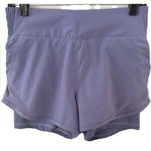 Apana Blue High Rise Running Shorts S Lined Athletic Gym NWOT